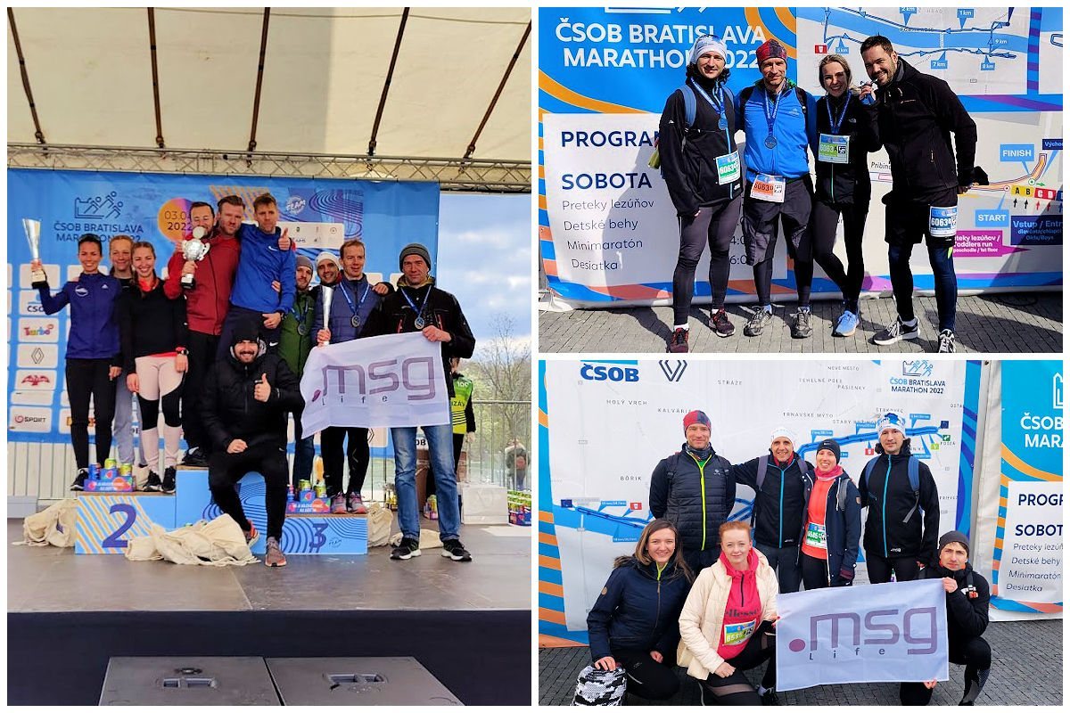 Úspešná štafeta tímu msg life Slovakia