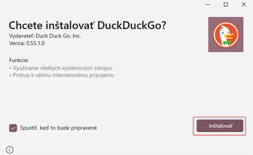 duckduckgo browser screenshot