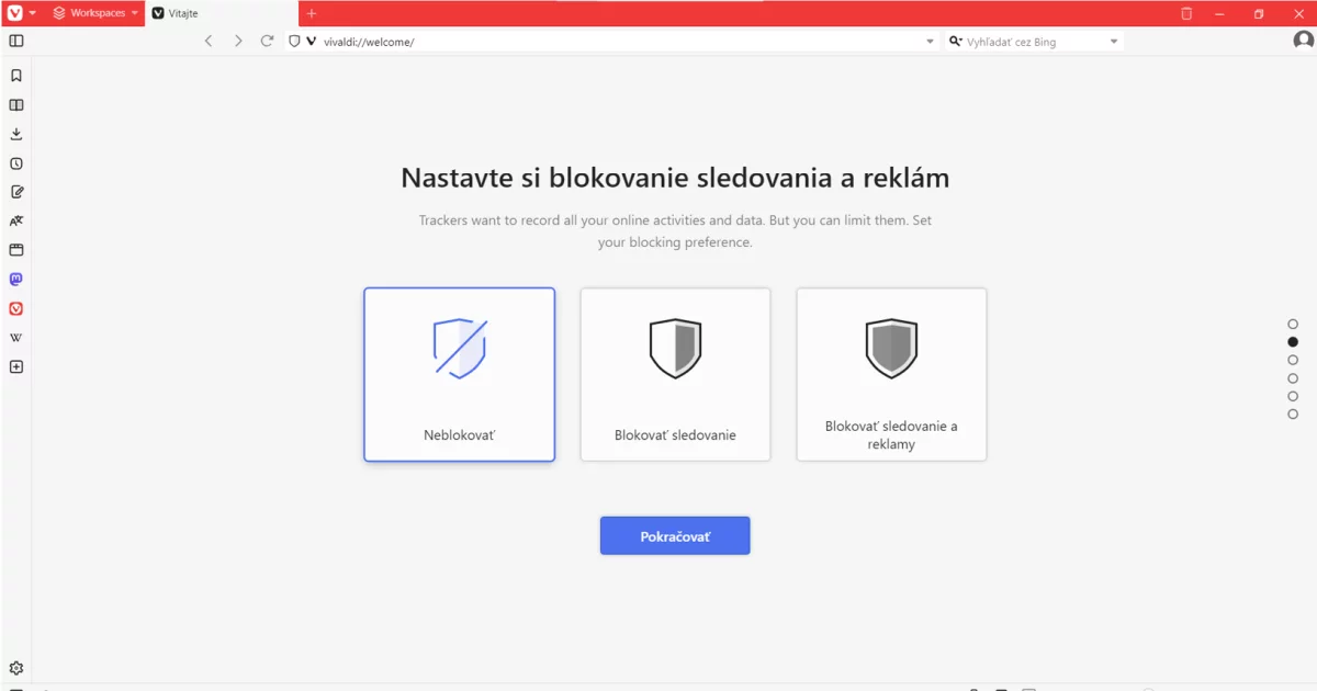 vivaldi browser screenshot