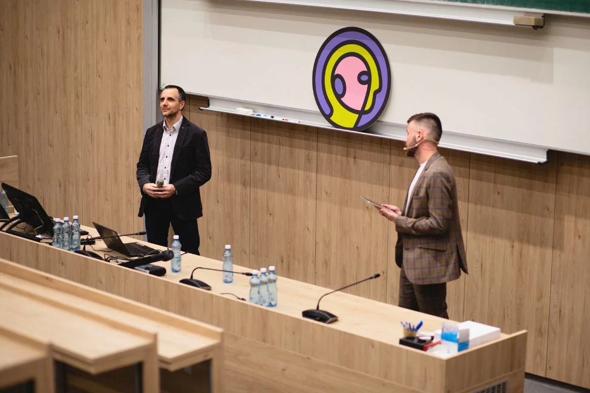 Jakub and Michal gave a lecture at FEI STU on developments in the insurance sector.